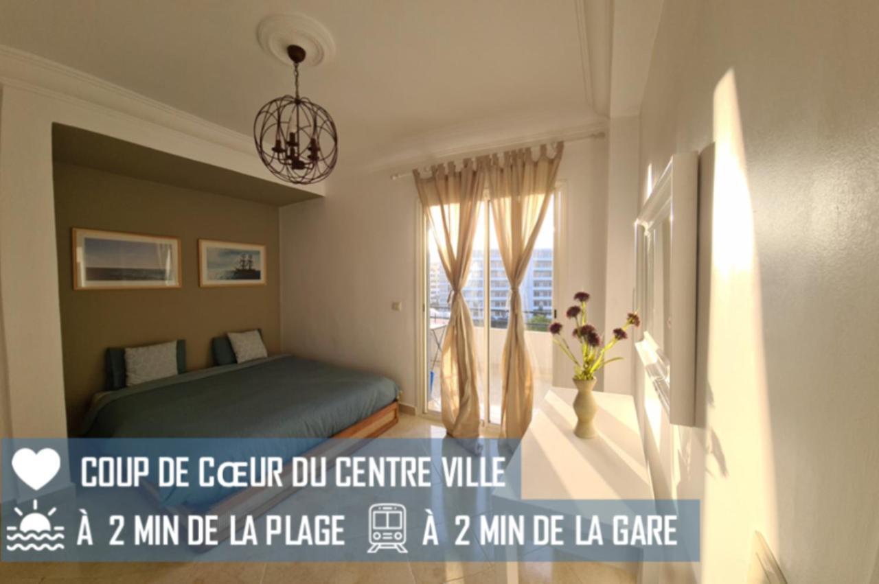 Superbe Appartement à 2 Min de la gare de Tanger et à 5 min de la plage Malabata Extérieur photo
